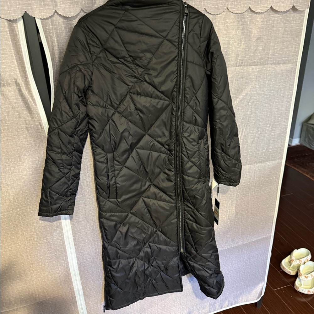 Karl Lagerfeld Black Quilted Puffer Jacket